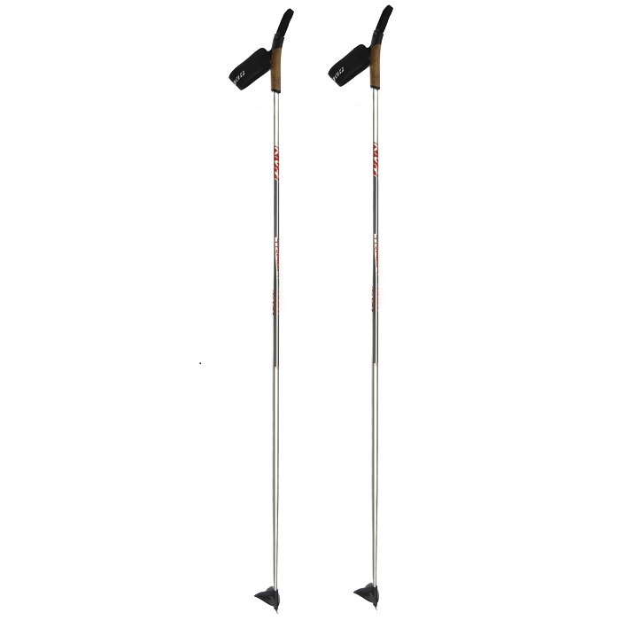 Палки лыжные KV+ 130см, алюминиевые с пробковой ручкой