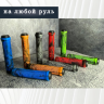 грипсы 145мм для ВМХ и самокатов (красный/черный) 