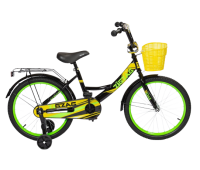 Велосипед 16"ZIGZAG Classic  черно-желтый 