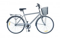 Велосипед Wind CTB man 28"1-spd,серебро (без корзины)