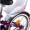 Кресло велосипедное для куклы "Цветы" (белое)  
