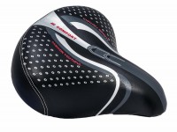 седло взрослое Saddle 3018 COMFORT XINDA 250х210 мм (черные пружины)