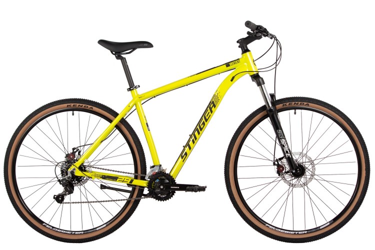 Велосипед STINGER 29" ELEMENT зеленый, алюминий, размер MD