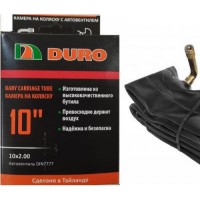Камера 10"х1.75/2.00 c загнутым ниппелем DURO