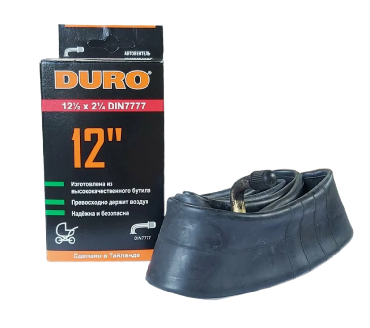 Камера 12" DURO кривой вентиль