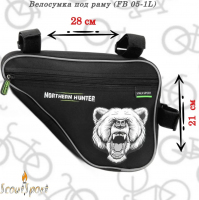 Велосумка Vinca Sport под раму Northern Hunter, 280х210х40мм (FB05-1L)