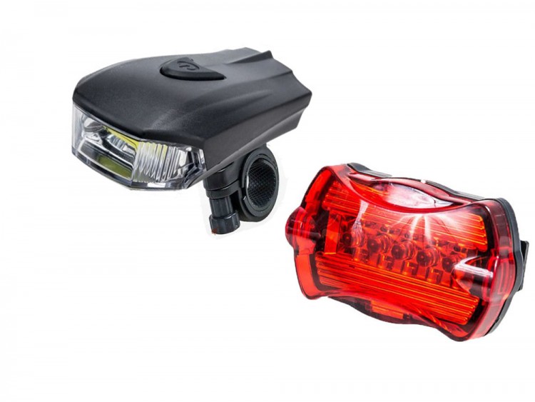 Набор велосипедных фонарей So Bright SH-A08 (передняя фара,задний фонарь)
