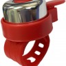 Звонок на силиконовом ремешке (chrome/red)