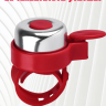 Звонок на силиконовом ремешке (chrome/red)