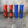 Грипсы ScoutSport 120мм для велосипедов, самокатов (красный/черный) 