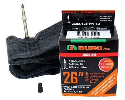 Камера 26"х2.125 (F/V-52 ) спортивный ниппель DURO