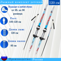 Лыжный комплект Combi Bear&Pinguin step 120см 