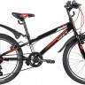 Велосипед Novatrack RACER 20" (черный,6 ск.)