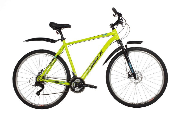 Велосипед FOXX 29" AZTEC D зеленый, сталь, размер 18"