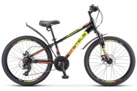 Велосипед 24" Stels Navigator 400 MD Z010 (рама 12) черный/желтый 
