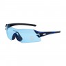 Очки солнцезащитные спортивные, велосипедные, с дополнительной линзой, черная оправа VG 25 black/blue